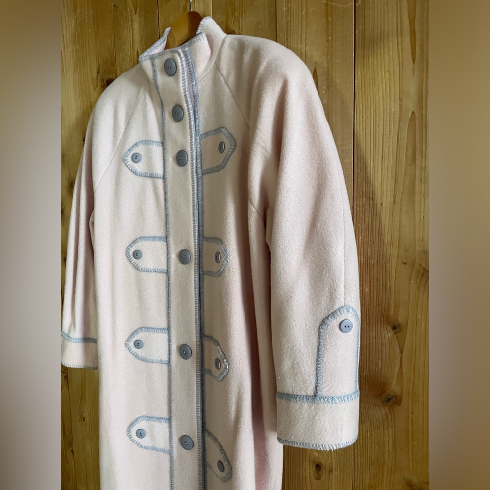 Jeanne Marc Long Wool Maxi Coat Vintage - Picture 3 of 6